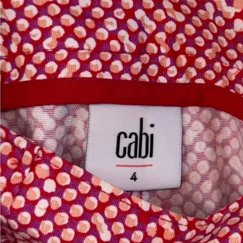 CAbi  Size 4 Pink Polka Dot Shorts