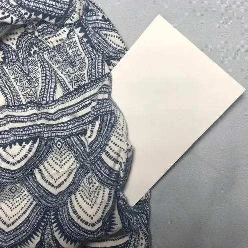 H&M  Navy & White Printed Romper