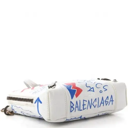 Balenciaga Agneau Classic Graffiti Reported Bag