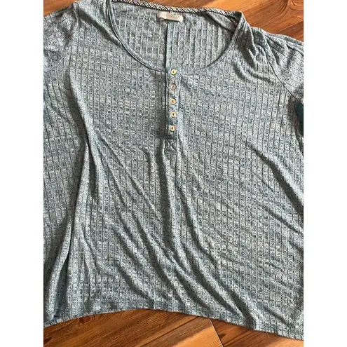 belle du jour teal blue blouse