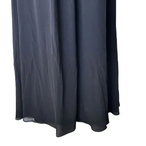 Show Me Your Mumu  XL Amanda Open‎ Back Blouson Maxi/Gown black Dress