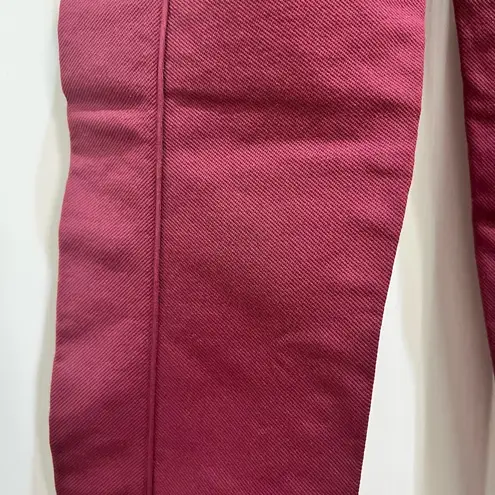 💥REDUCED💥Free People Movement ribbed compression Leggings in maroon size XS/S Red