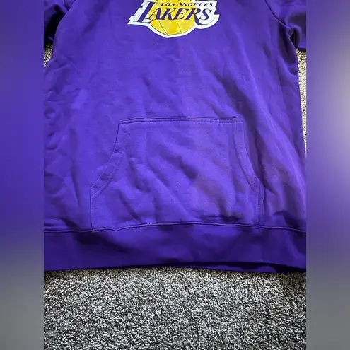 Halara Los Angeles Lakers Hoodie Purple Pullover NBA Basketball Graphic Sweatshirt