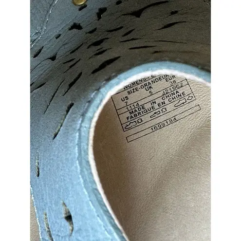 Merrell Veranda Dustyn Blue Strappy Slingback Open Toe Sandal Shoes Womens US 7