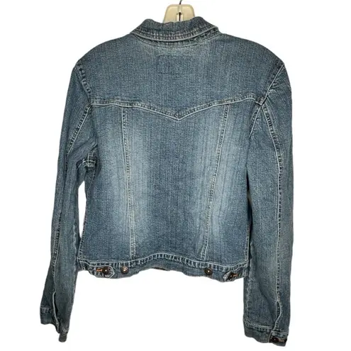 Vintage Squeeze Jeans Jean‎ Jacket Blue Size L