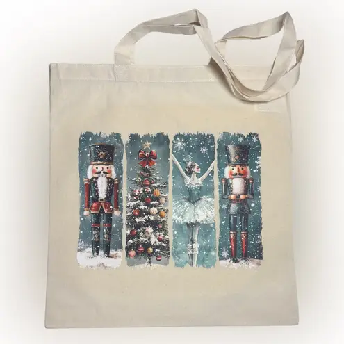 Handmade Nutcracker Ballet Canvas Tote Bag