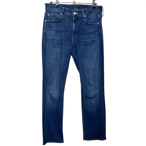 Mother Lil’ Midrise Dazzler Ankle Jeans Women’s Size 27 Blue Stretch Casual