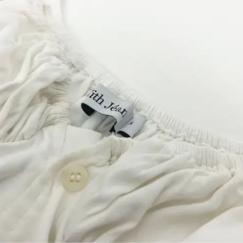 With Jean With Jéan Louie Top in White | Size S