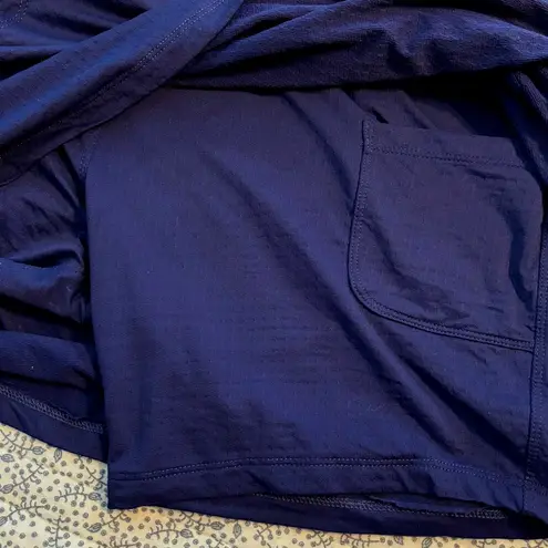 IBKUL Size L Pull On Skirt Skort Pockets Athletic Pickleball Golf Tennis FLAWS Blue Size L