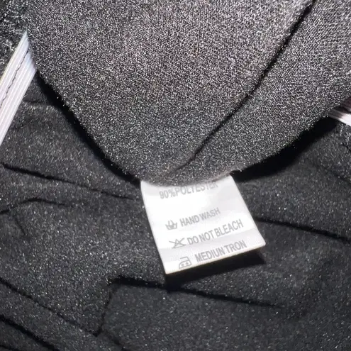 Black Ruched Bodycon Maxi Dress Medium Stretchy Strapless Evening Gown