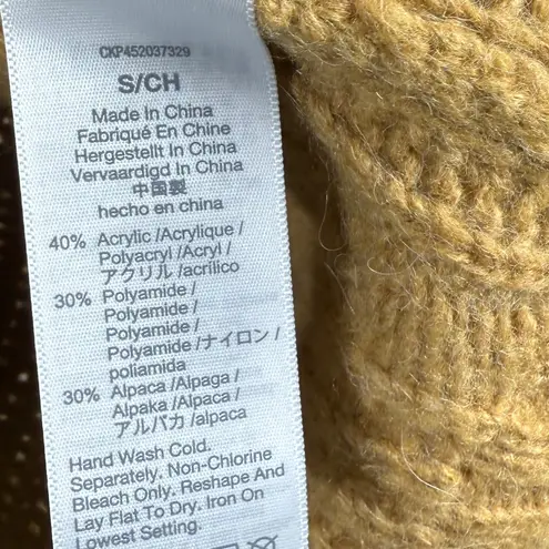 Madewell  Charley Pullover Sweater Honeysuckle Alpaca Blend Parisian Capsule S