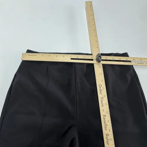 House of Harlow 1960 Pants Womens 12 Flare Stretch Pull On High Rise Slit Hem Black