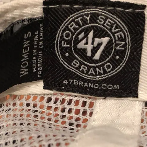 47 Brand 47 Black and Gold Baseball Hat with Sequin Logo