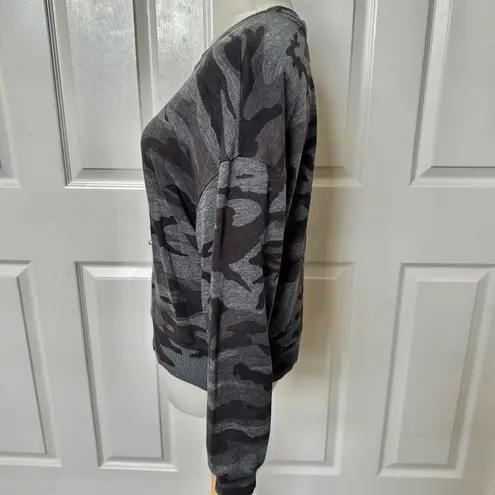 Rails "Ramona" Iron Camo Crewneck Sweatshirt Size extra Small