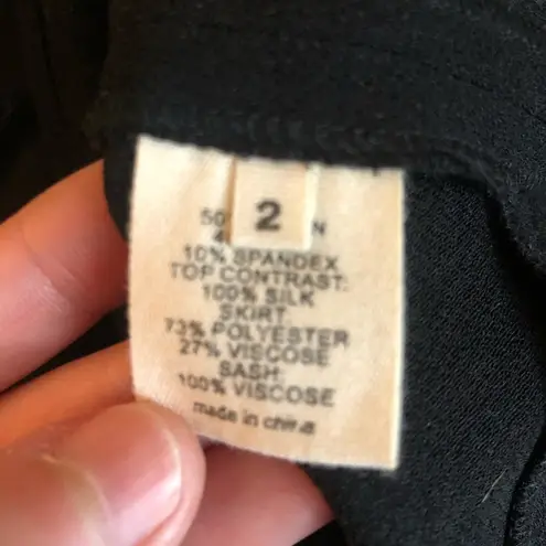 L'Agence L’Agence sheer deep v neck dress