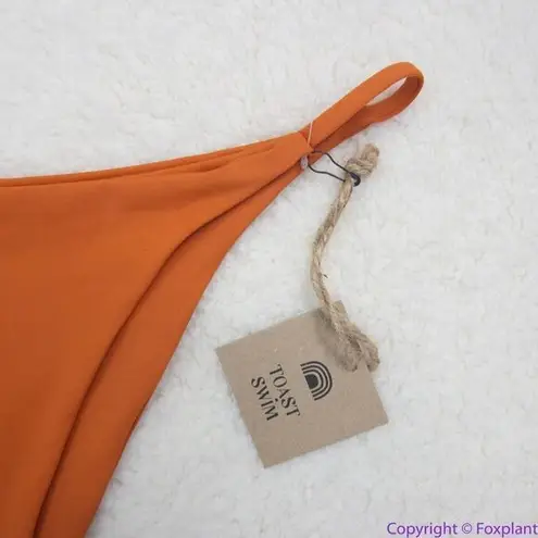 NEW Toast Swim Free People String Bikini Bottom in rusty red, XL Red