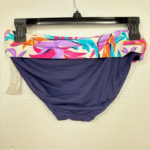 Anne cole NWT $120 Women's Twist-Front Bandeau Tankini Top + swim bottoms set S