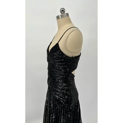 ALC Frank NWT A.L.C. Lou Sequined Keyhole Midi-Dress Black
Sz 6 $795
$795