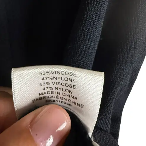 Opening Ceremony Navy Knit A-Line Preppy Zip Mini Skirt Size Medium