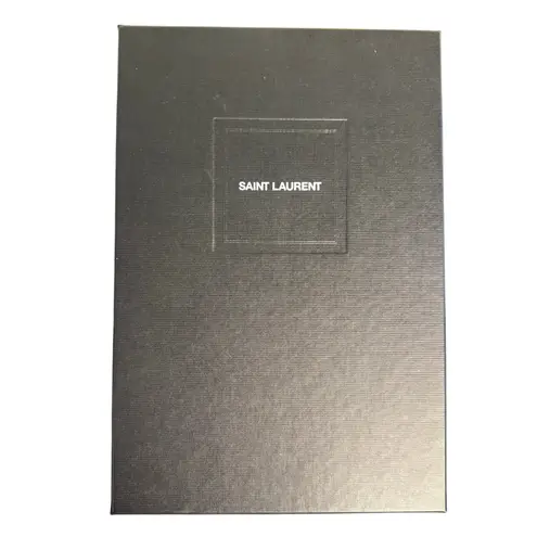 Saint Laurent NIB Cassandra Flat Sandals in Patriot Navy Size 39.5