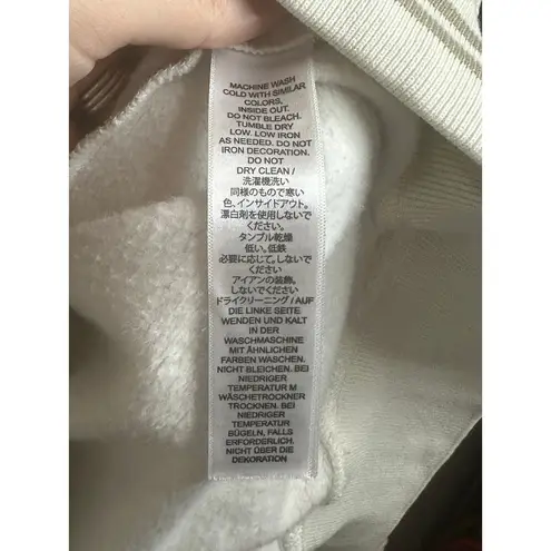 Taylor Swift ‘Tortured Poets Department’ Cream Beige Crewneck Pullover Size 3XL White