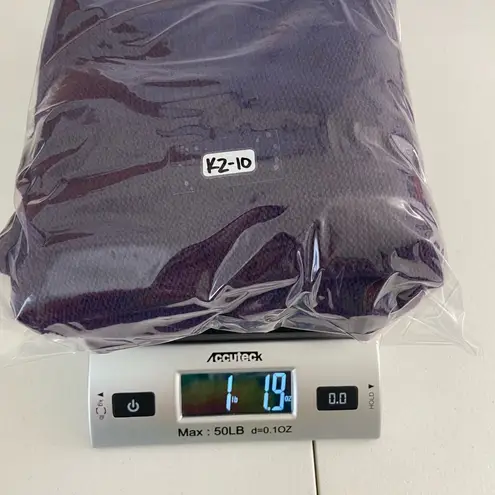 Grace Elements women’s dark purple knit mock neck pocket tunic top sweater large