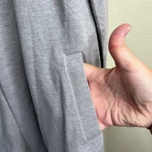 Melloday Gray Open Front Cardigan Lightweight Layering Piece Size S