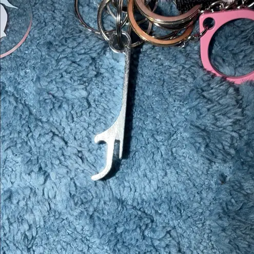 Handmade Soft Pink, Marble and Iridescent Women's Keychain & Accessories