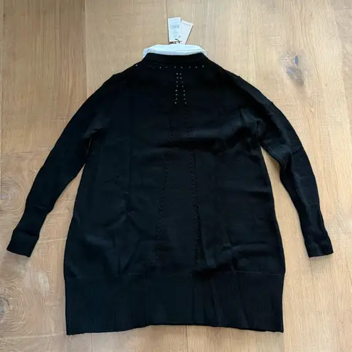 Cinq à Sept Cinq A Sept NEW / NWT Black & White Peter Pan Collar Sweater Dress