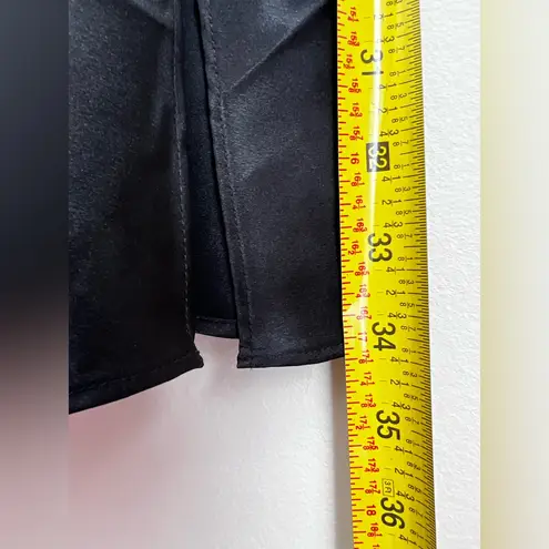 Victoria's Secret  gold label Vintage Black Lace satin mini dress babydoll M