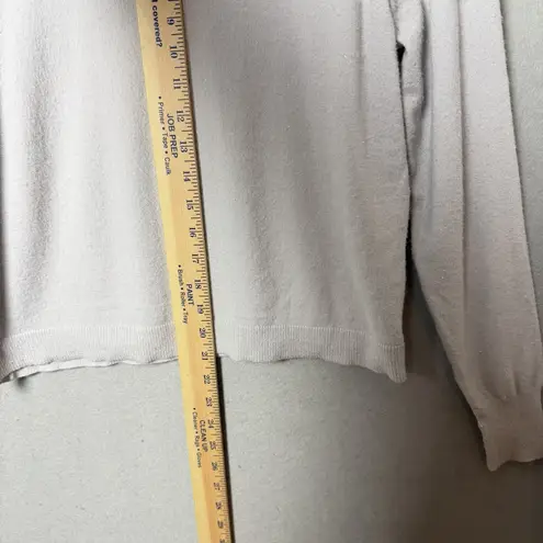 525 America Hoodie Sweater Light Gray Shimmer Knit Womens Size S