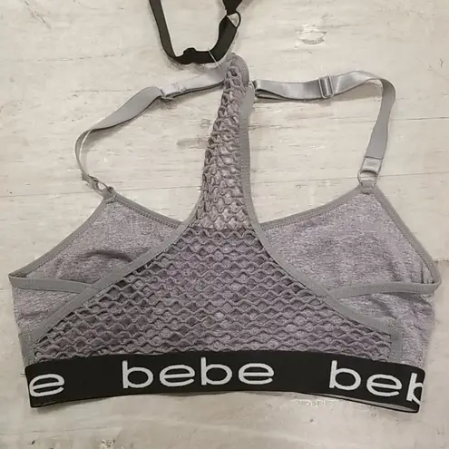 Bebe 💕💕 Seamless Mesh Racerback Bralettes (2 Pack) Medium M NWOT