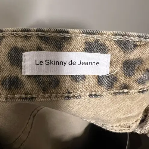 frame denim Frame Le Skinny De Jeanne Leopard Print Jeans - Size 25