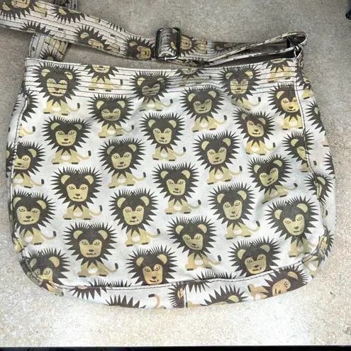 Bungalow 360 Lion Bag Crossbody Tote Small Diaper Bag Purse Brown