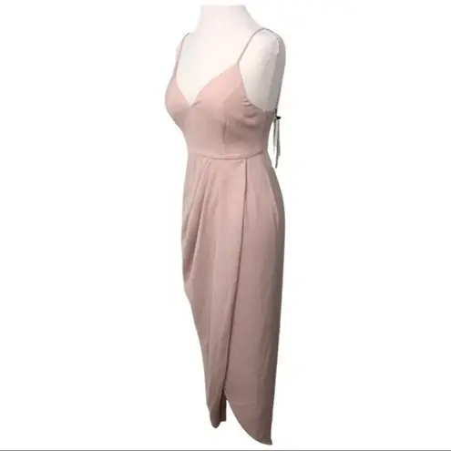 Shona joy Tulip Hem Cocktail Dress Ballet Pink Size 4 NWT
