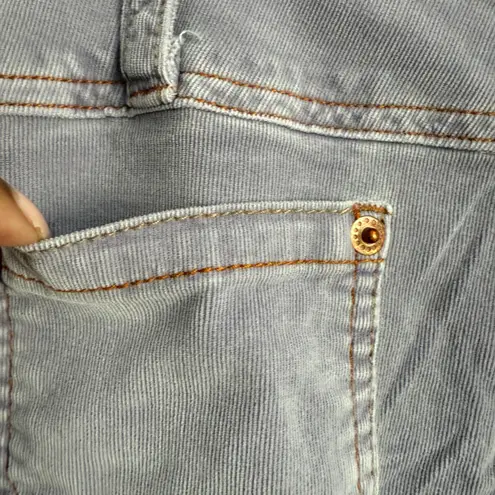 Bella Dahl Womens Corduroy Flare Leg Low Rise Pants sz 28 Purple Boho