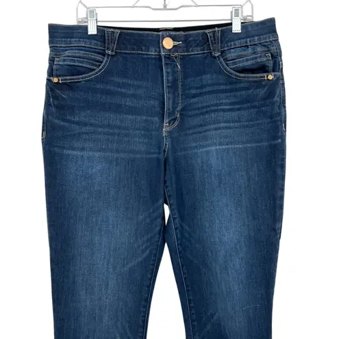 Democracy Absolution Skinny Stretch Denim Jeans Size 16 Dark Wash