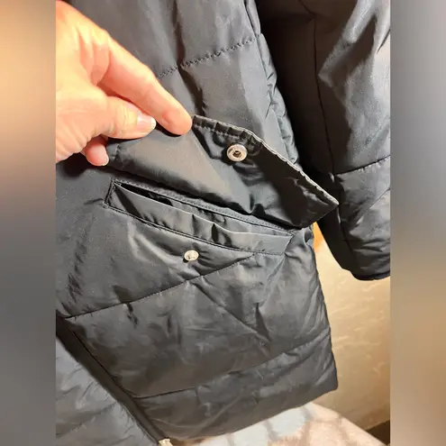 Daily Ritual Black Quilted Puffer Jacket M Size M