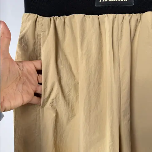 NWT P.E Nation Azzurra Wide Leg Pant in Beige Size Extra Small Tan