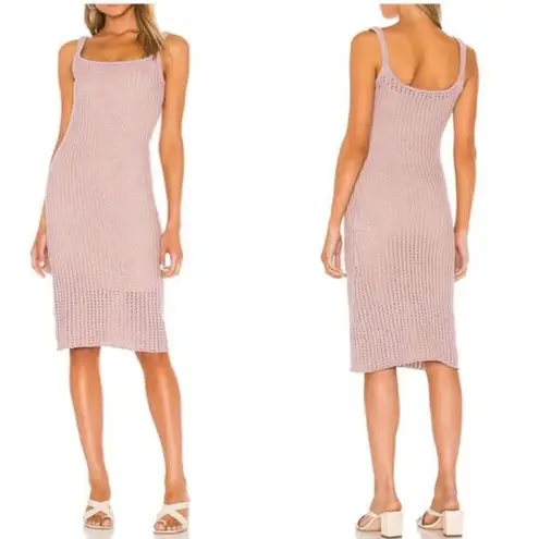LPA Olenna Sleeveless Knit Lined Dress in Mauve Size Medium