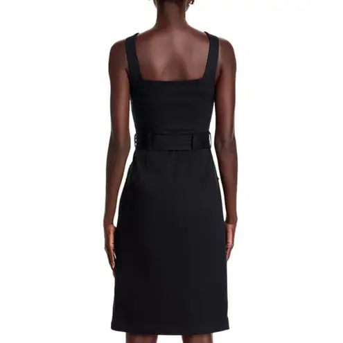 L'Agence Black & Gold Belted Dress - Size 4 (see pics and description)
