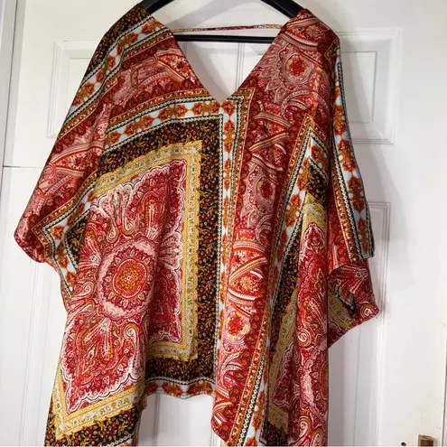 Vibrant Paisley Kimono Top