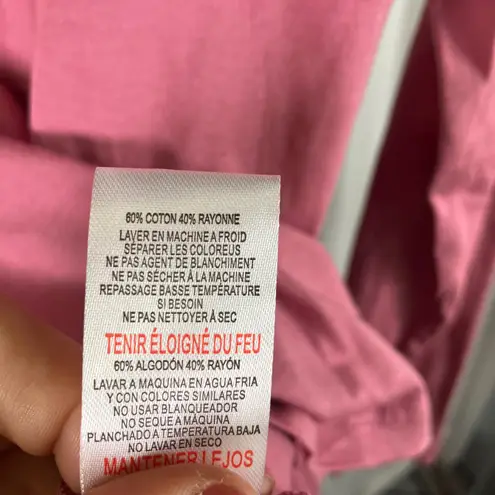 Rae Dunn Runs On Coffee Long Sleeve T Shirt Top Women's Size Small