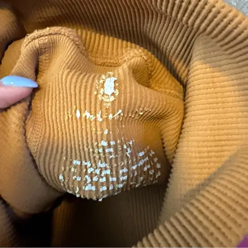 Free People Movement Happiness Runs High Rise Ribbed Leggings Sz XS/Small Orange