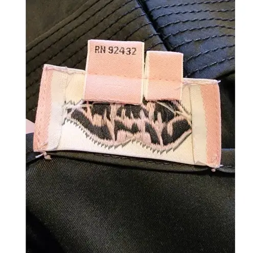 Phoebe Couture Black Satin Dress Size 4