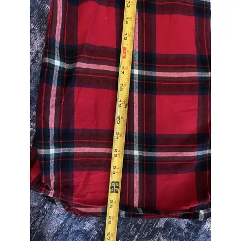 Stars Above Perfect Flannel Pajama Set Red Plaid Women's XXL Cabin Holiday Xmas