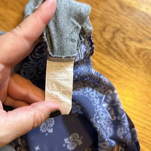 Just Ginger Women’s XL Genuine Country Love Gray Purple Paisley Racerback Tank