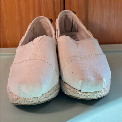 Bob’s Highlights Set Sail Skechers Espadrille shoes loafer WIDE WIDTH White Size 7