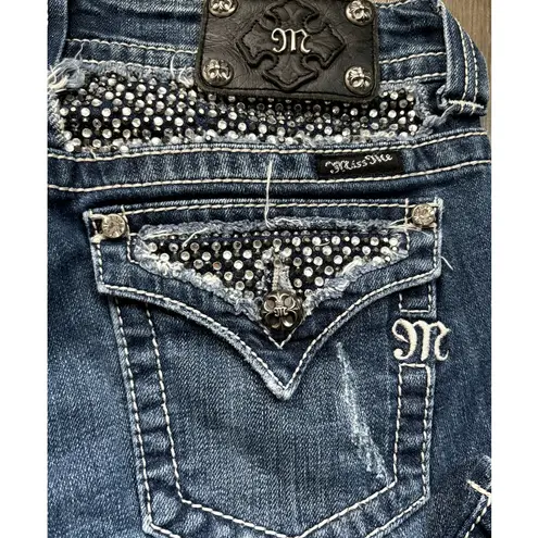 Miss Me  bling capri jeans 28