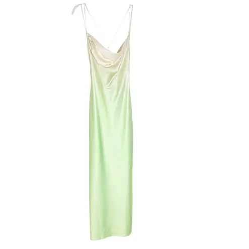 Michael Costello REVOLVE Porter Midi Dress in Mint Ombre Size S